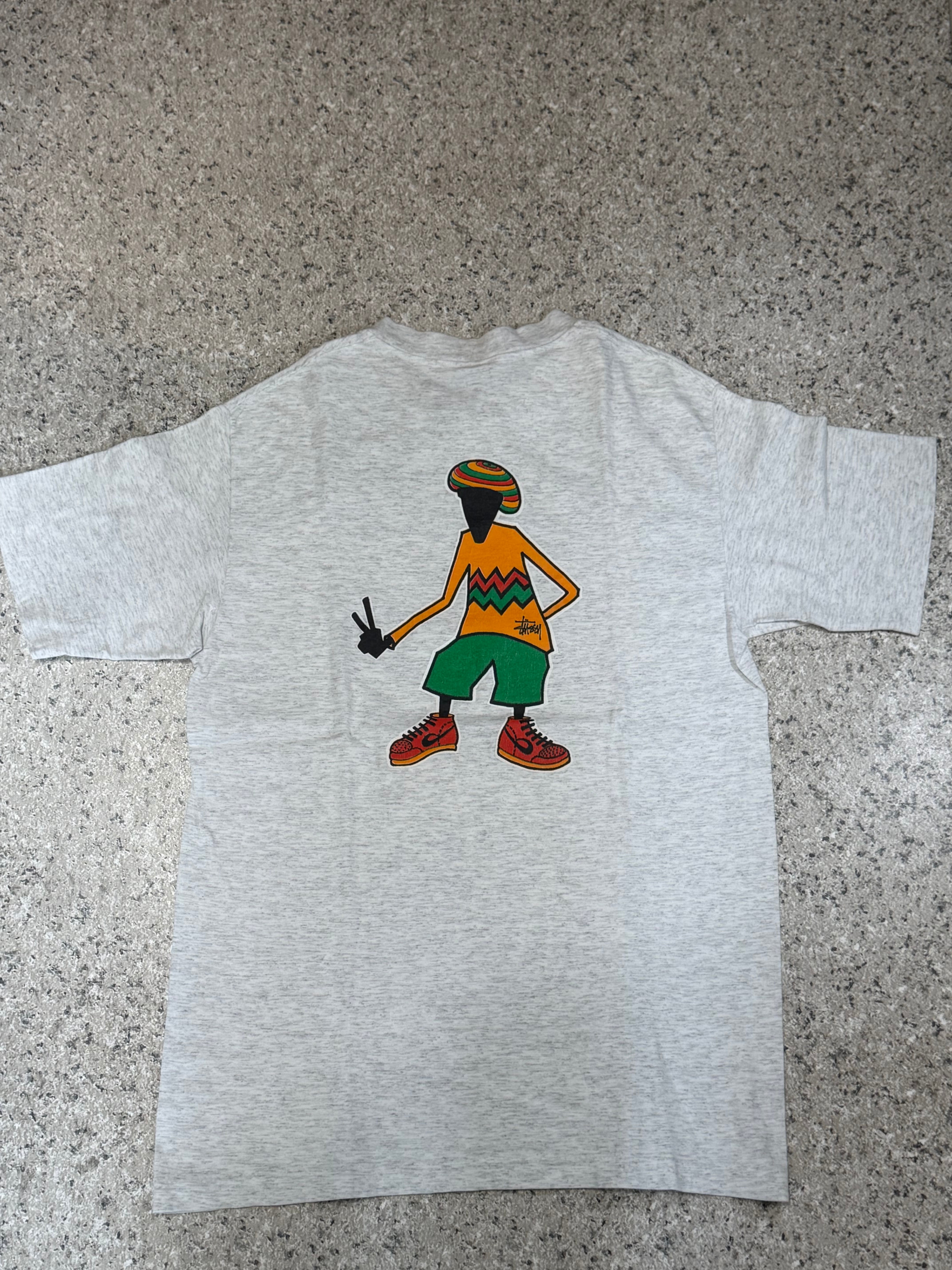 STUSSY Rastaman T-Shirt/ステューシー ラスタマン T-シャツ | 404VINTAGE