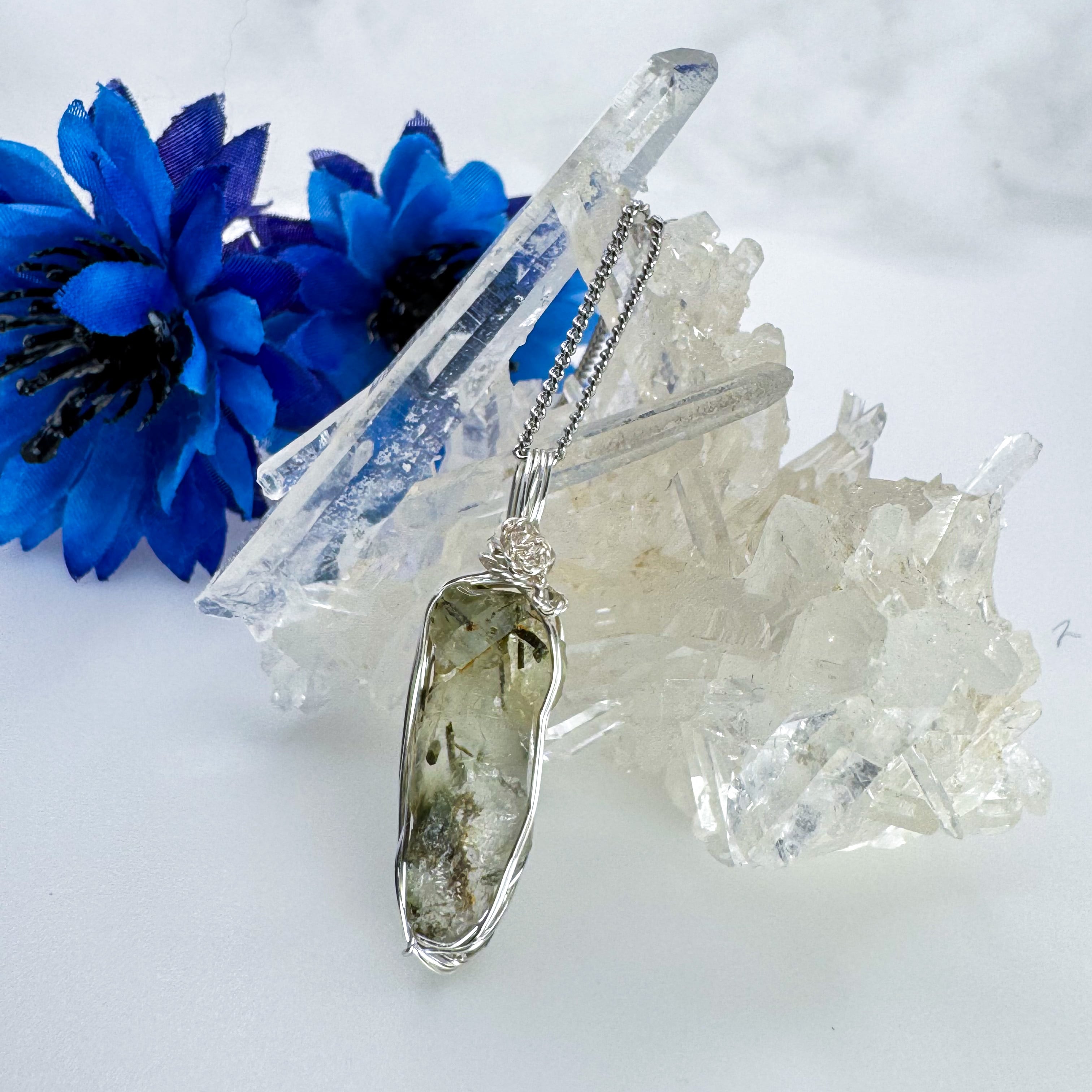 高千穂水晶ネックレス | sunday shop〜宮崎水晶アクセサリー〜