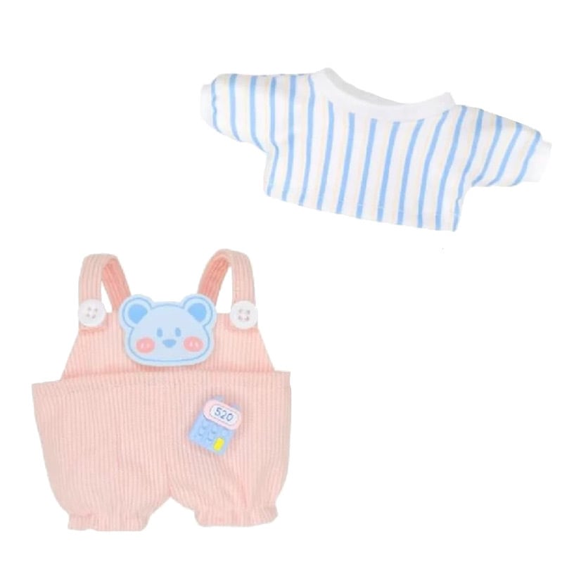 15cmぬいぐるみ用 着せ替え服 ぬい服 コスチューム サロペット 2