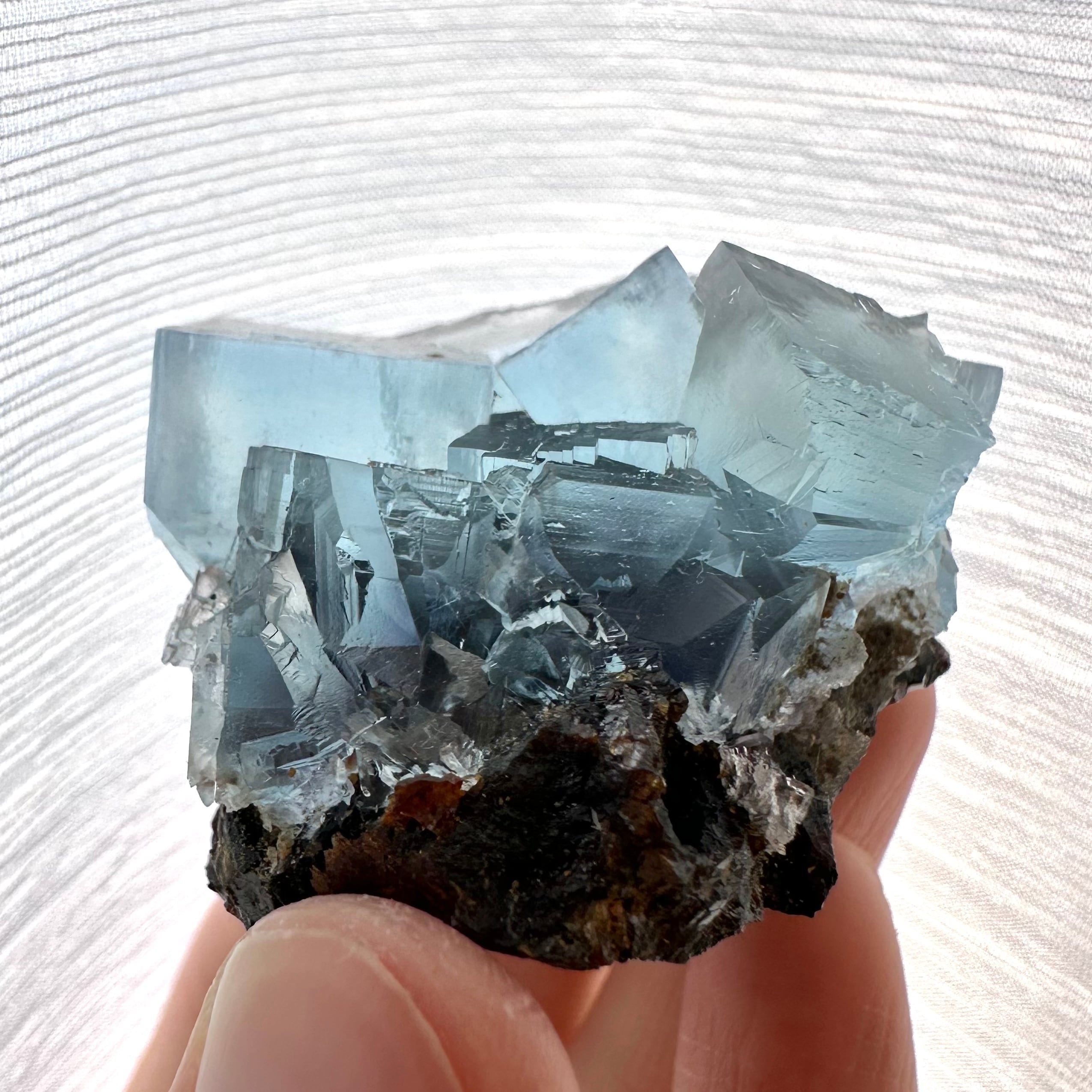 フローライト / スファレライト【Fluorite on Sphalerite