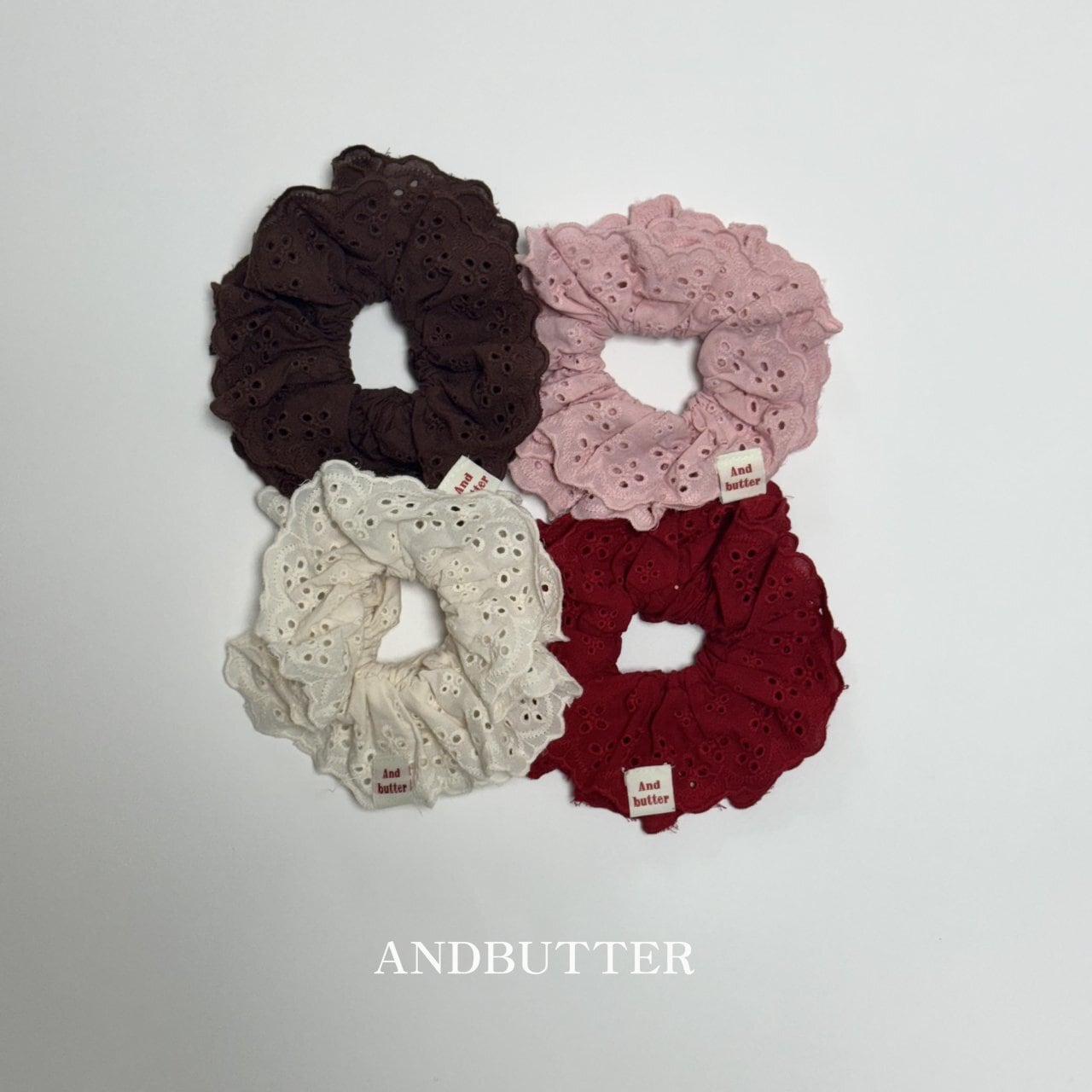 パンチングレースクランチシュシュ / andbutter | 韓国子供服 lilikids