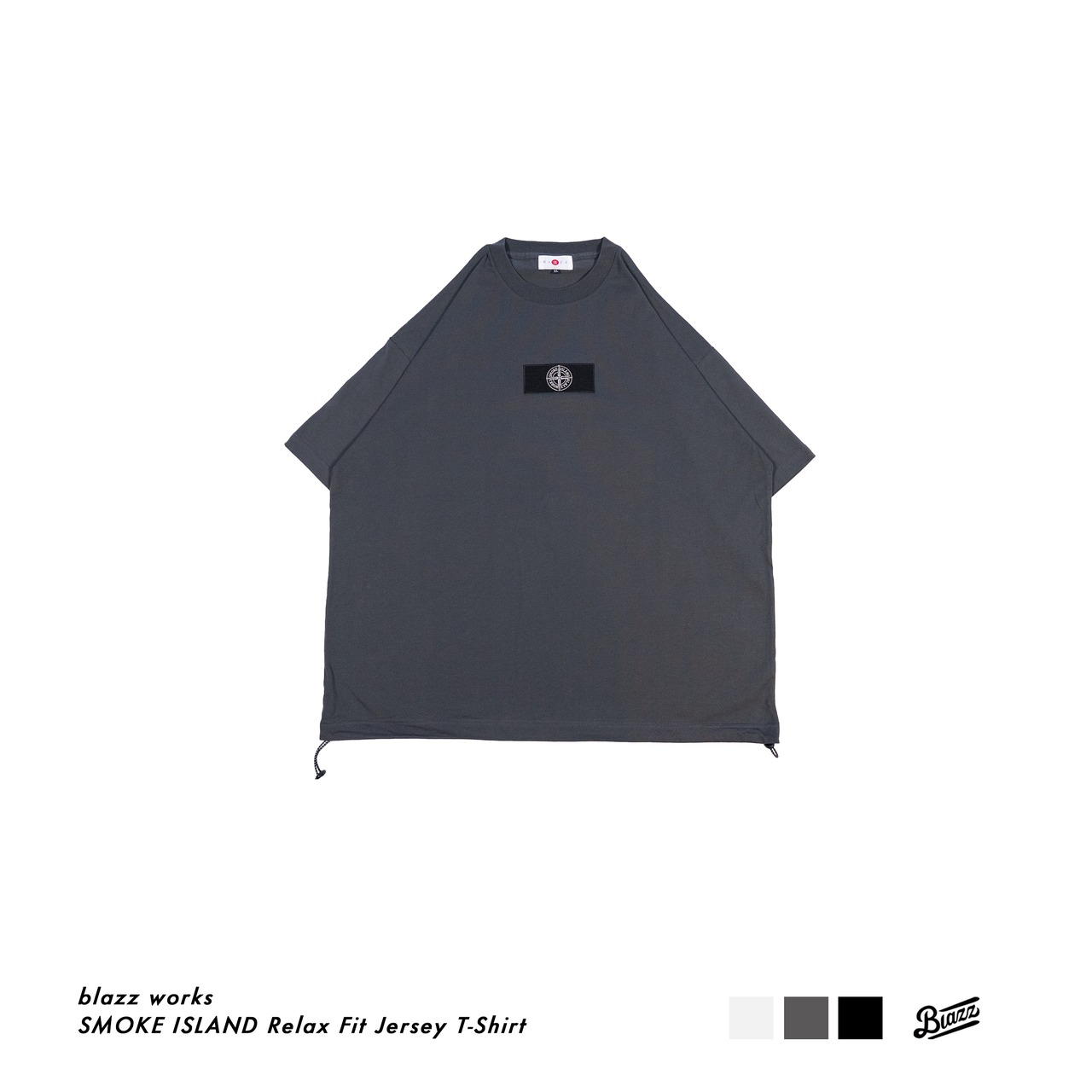 SMOKE ISLAND Relax Fit Jersey T-Shirt [SHADOW]
