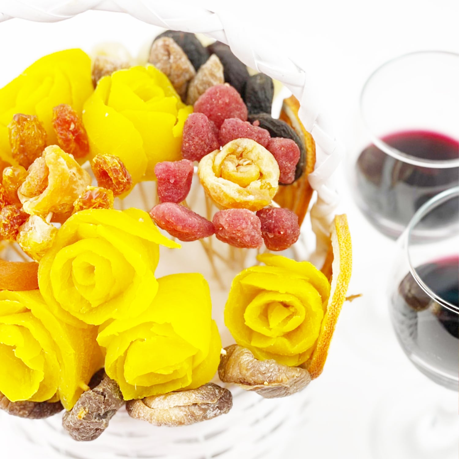 期間限定40%OFF】ドライフルーツギフト・フラワーバスケット