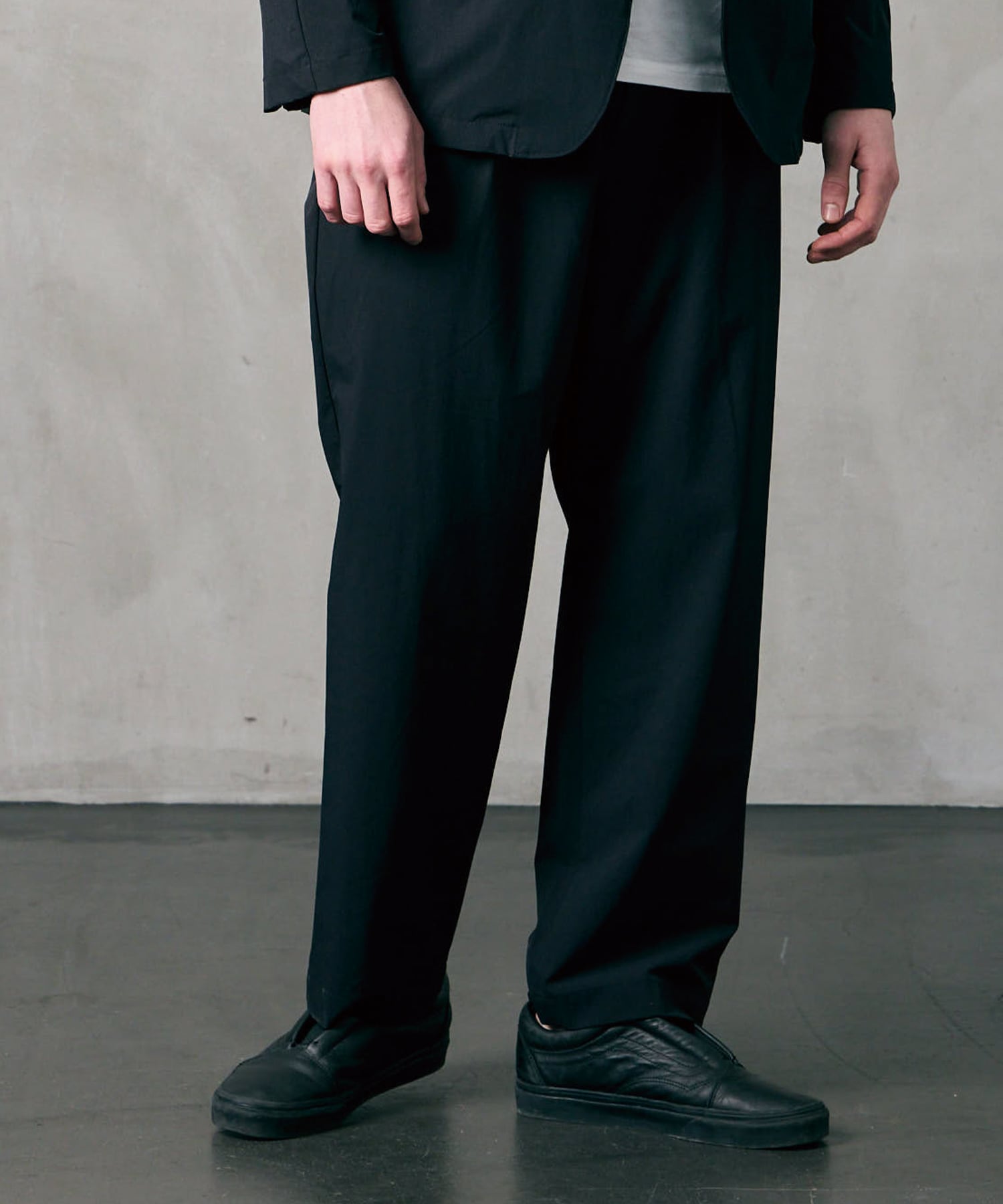 NYLON WIDE EASY TROUSERS made by Antwort | Pay ID