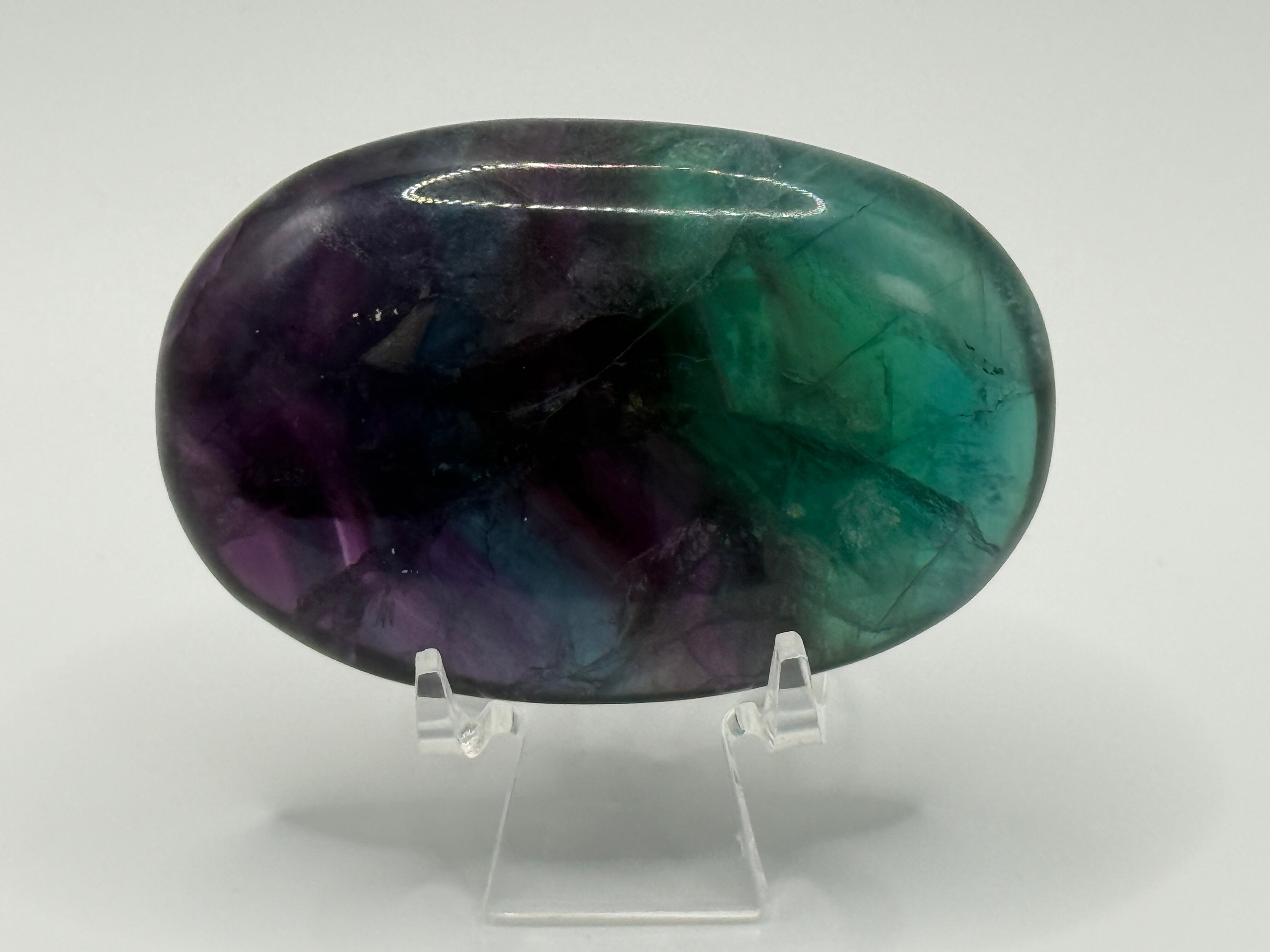 アイリス フローライト 握り石タンブル T010