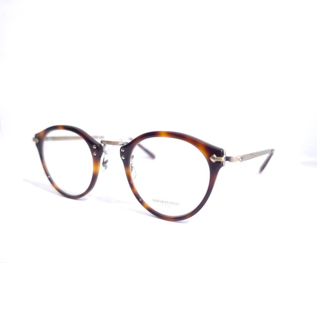 【OLIVER PEOPLES】ボストンコンビフレーム　デミブラウン