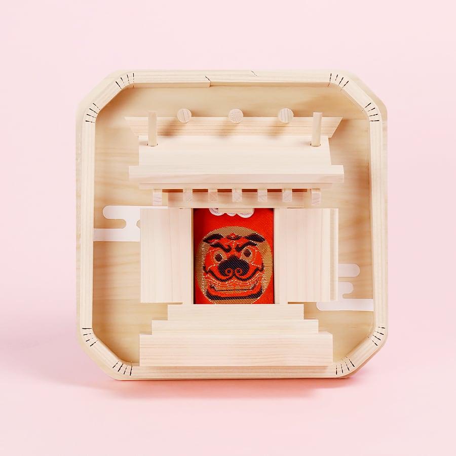 銀杏殻＆液体カプセル　全国神社 お守りグッズ 9点コレクション　市場流通なし どこでも神社！ 浮かぶ霞 マグネット神棚 / お守り飾り | 福招きの社