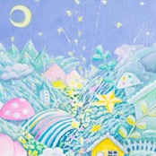 < 柴田貴史 > 原画「夜の散歩」