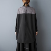 柄切替 デザイン シャツ 00338