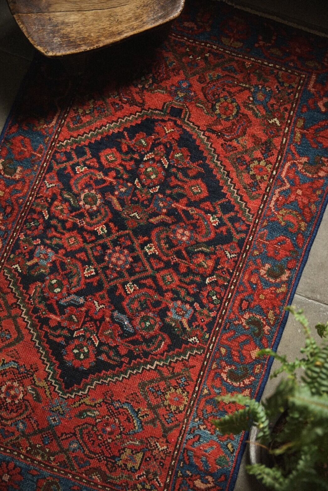 1233-Semi Antique Perciasn Malaer rug