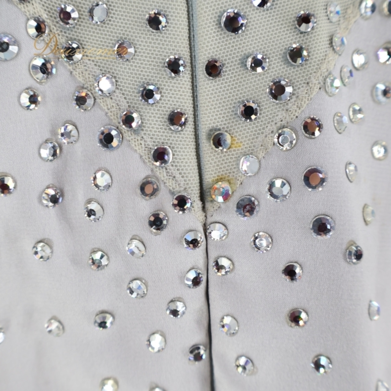 社交ダンス 衣装 スタンダードドレス ワンピース ドレス スタンダード 灰 デモ 競技 ダンス パーティ 発表会 綺麗 グレイ系 明るめグレー おしゃれ デザイン スタイル シンプル エレガント レディースドレス フォーマル パーティードレス 大人用