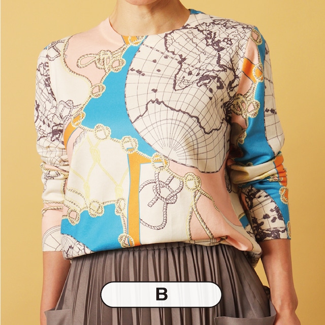 長袖ニット【全3柄】