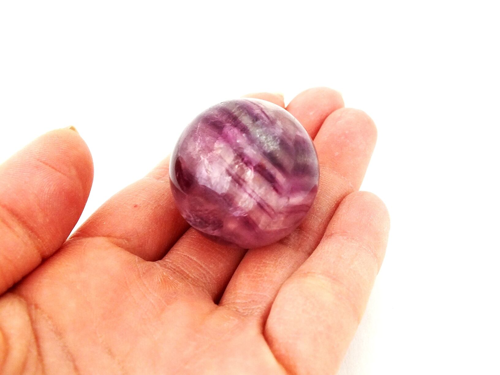 中国産　パープルフローライト　蛍石 中国産「 パープル フローライト(蛍石) オーラ入り 高品質結晶