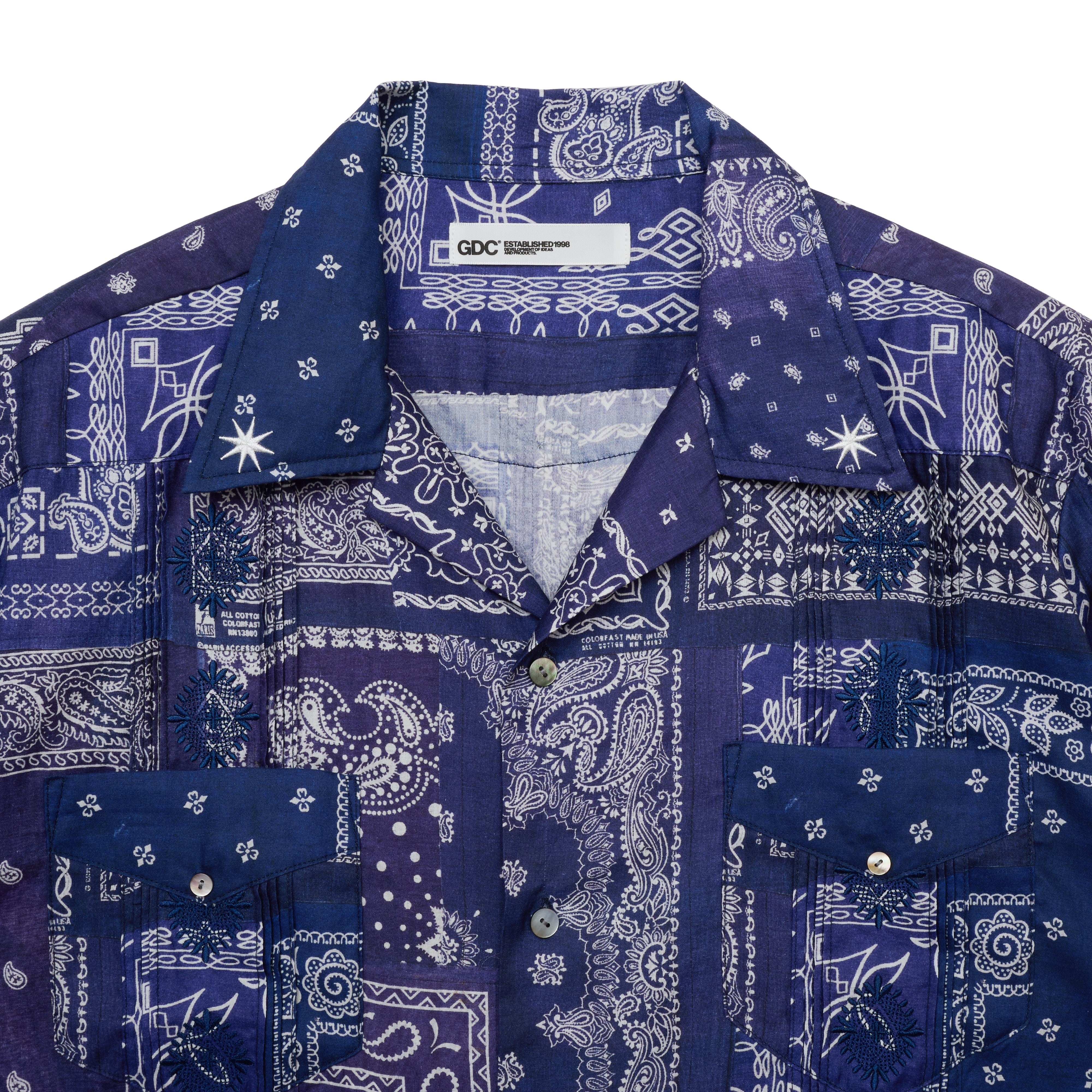 MIYAGI HIDETAKA×GDC】Cuban Shirt / NAVY | MIYAGIHIDETAKA