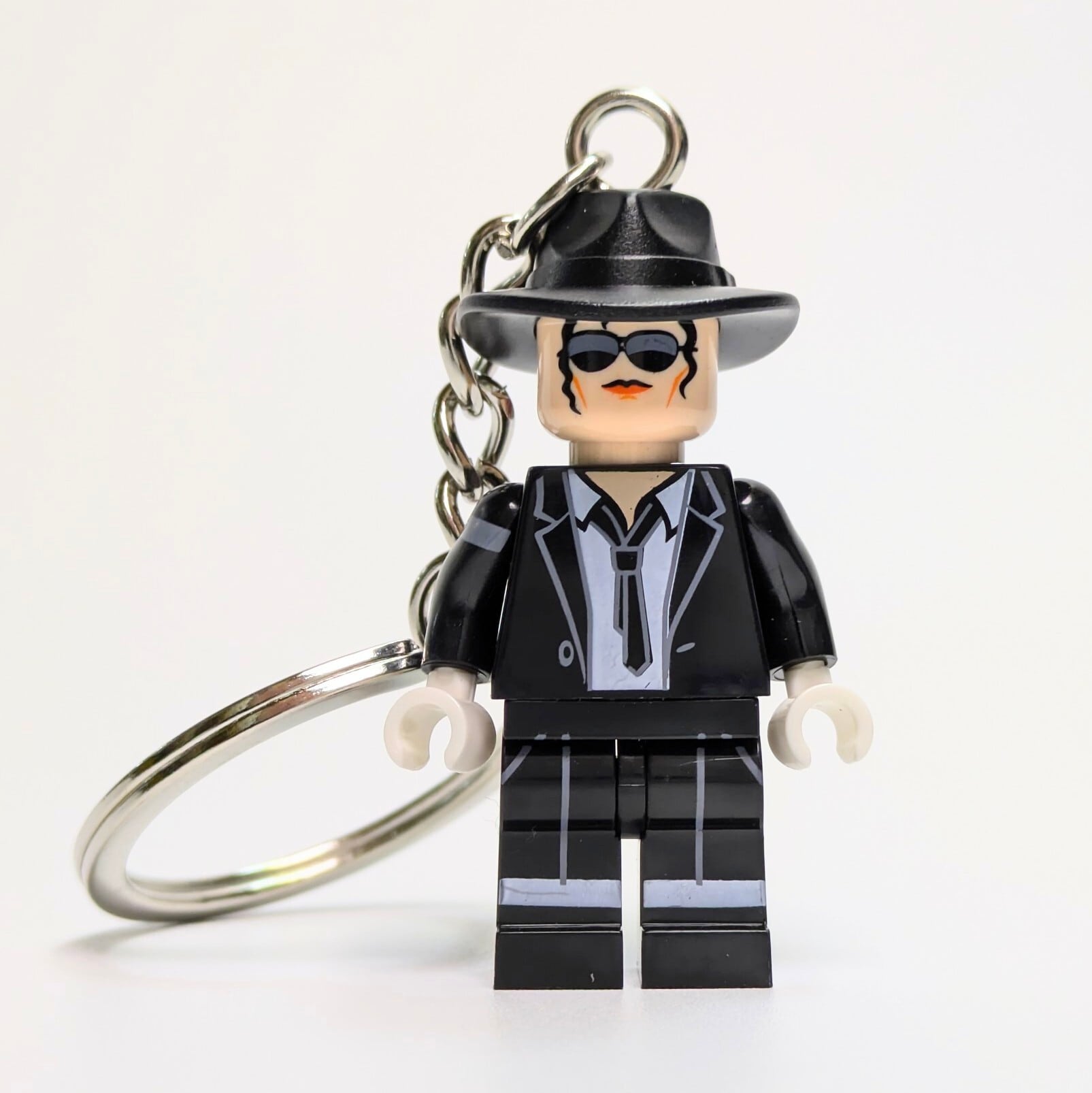 再入荷！【ブロックフィギュアキーホルダー】Michael Jackson