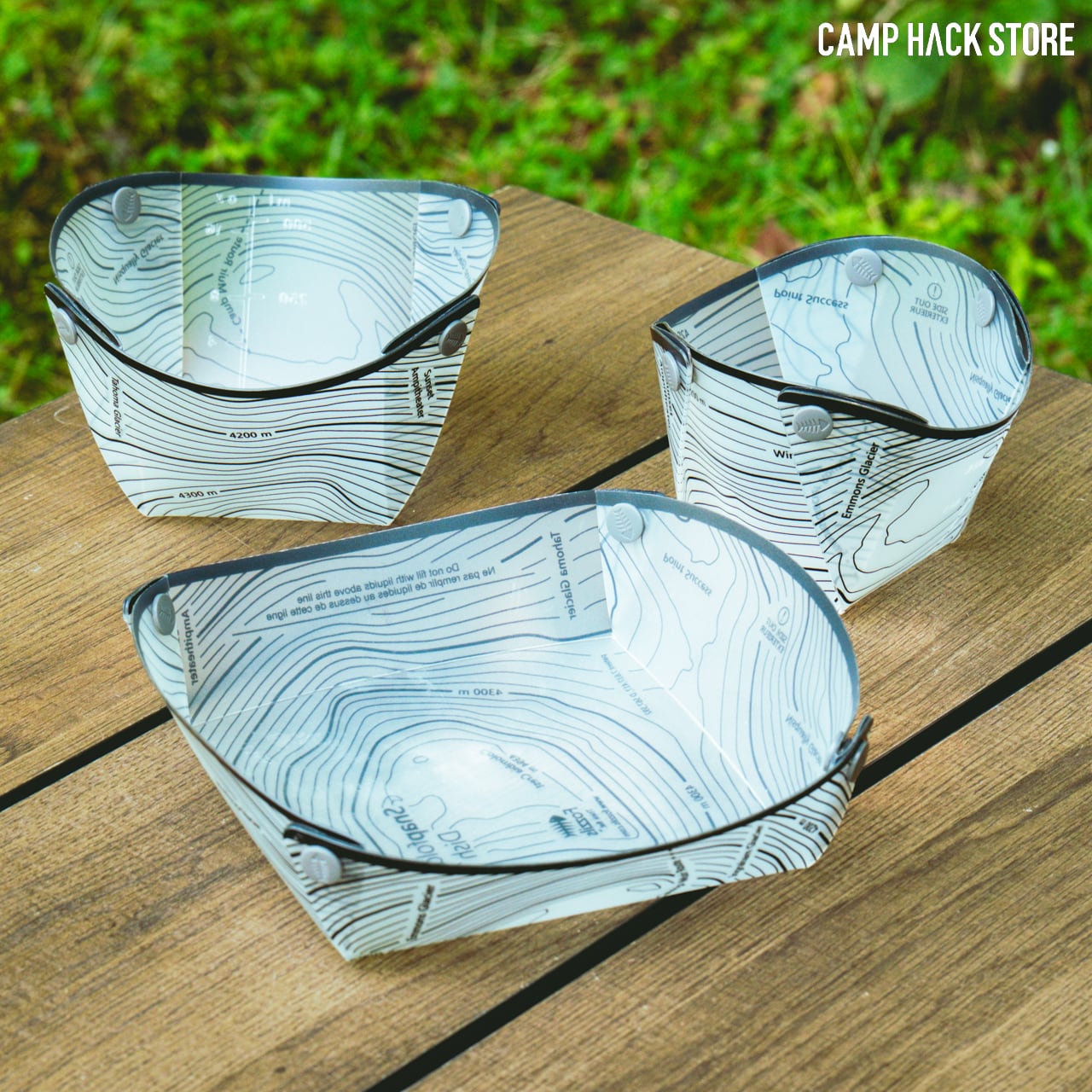 折り紙のような食器&まな板「スナップフォールド ソロパック」 | CAMP