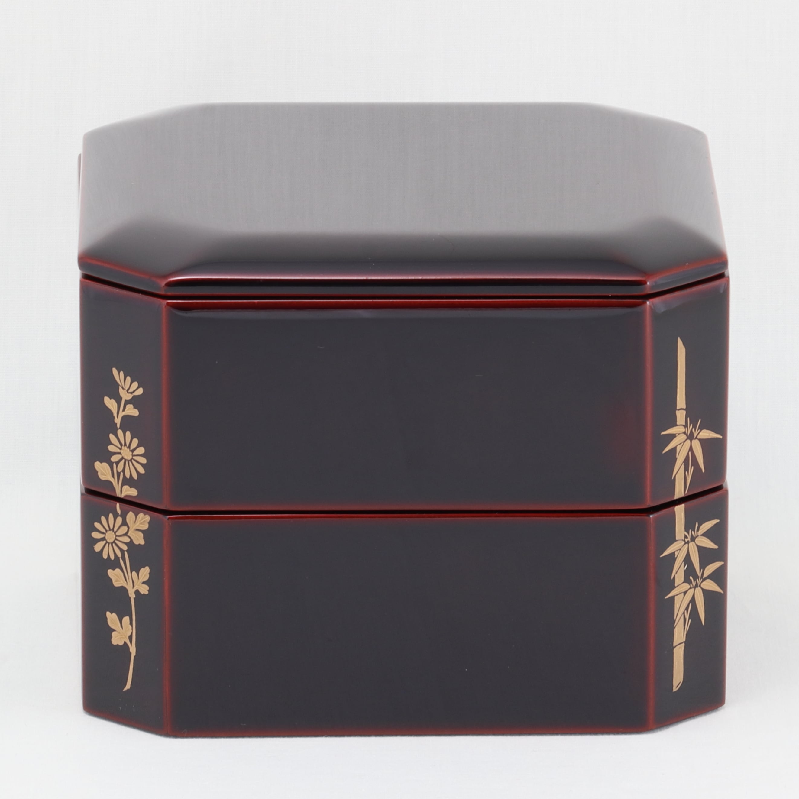 101 輪島塗 小重二段 溜塗 四君子蒔絵 | 輪島塗 加藤漆器店 公式 101 輪島塗 小重二段 溜塗 四君子蒔絵 | 輪島塗 加藤漆器店 公式