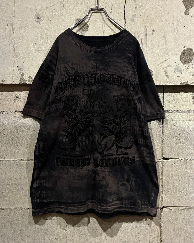 【Caka otto】“Affliction” Special Gothic Design Loose T-Shirt