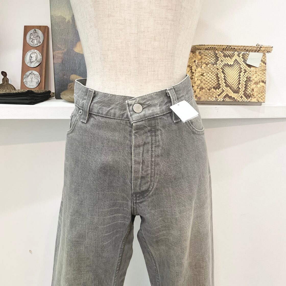 Helmut Lang/denim/pants/gray/straight/ヘルムートラング/デニム 