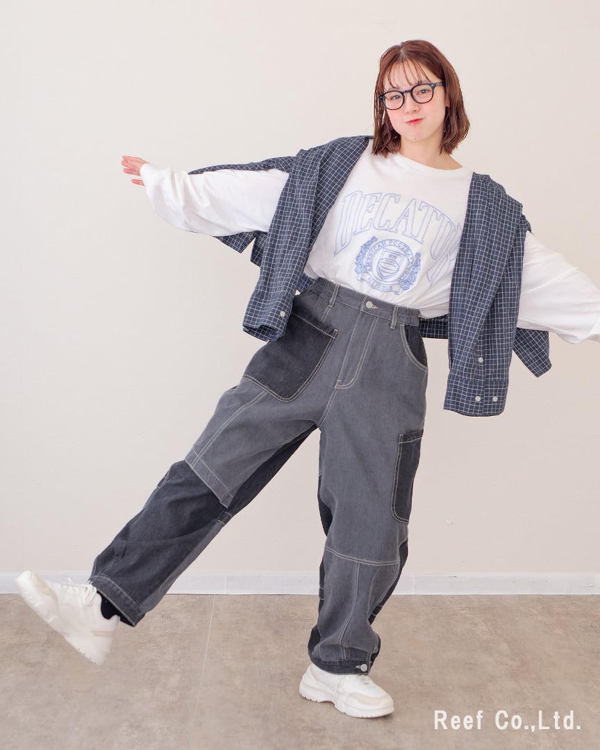 リビルドパッチポケットデニムパンツ】 ST-223742 Brand