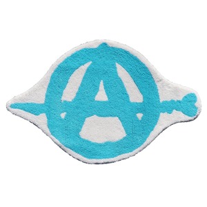 Jun Inagawa × Moore "ANARCHY RUG" (Blue)