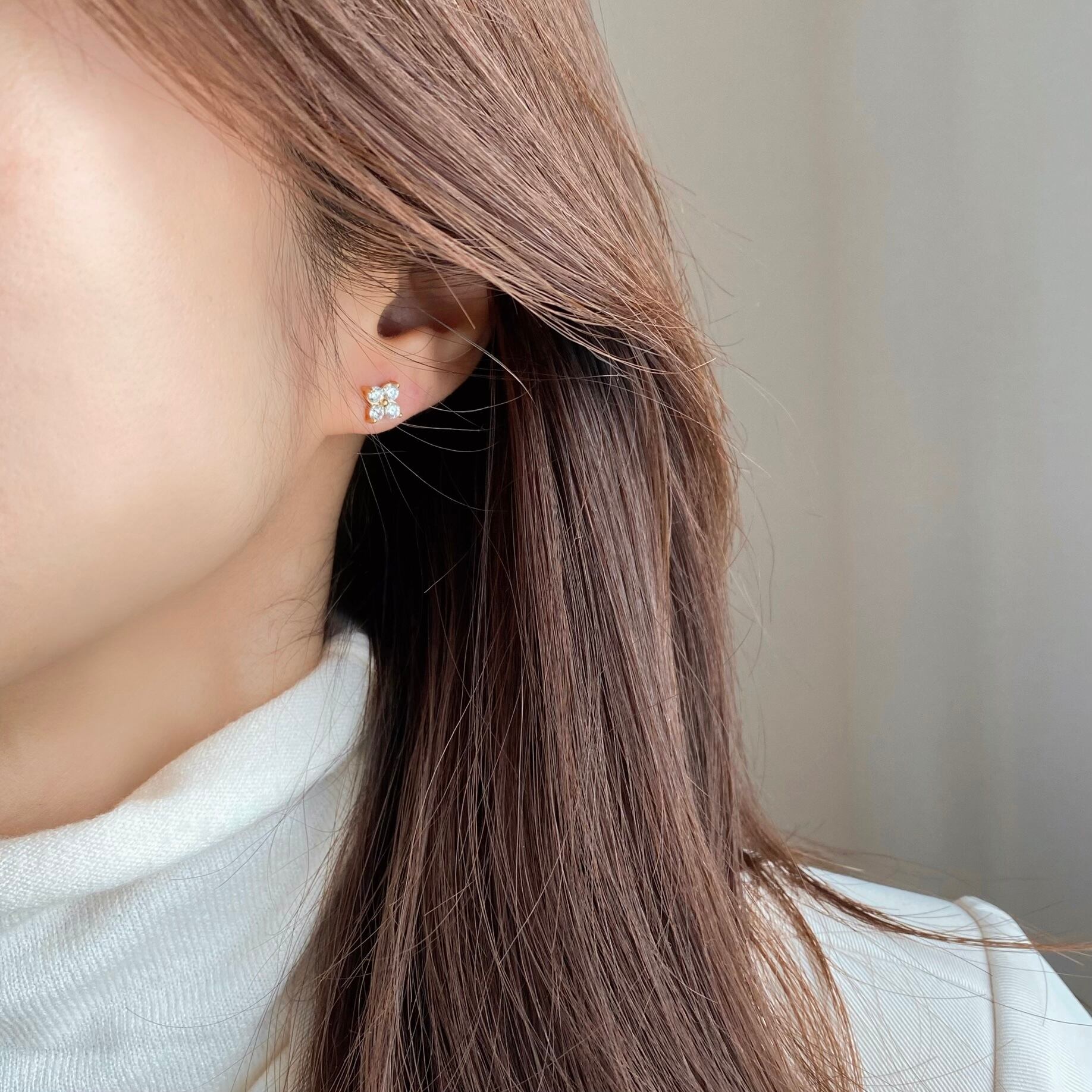 ピアス Hanaコラボ】ホースシューピアス〜Love Yourself〜（ゴールド