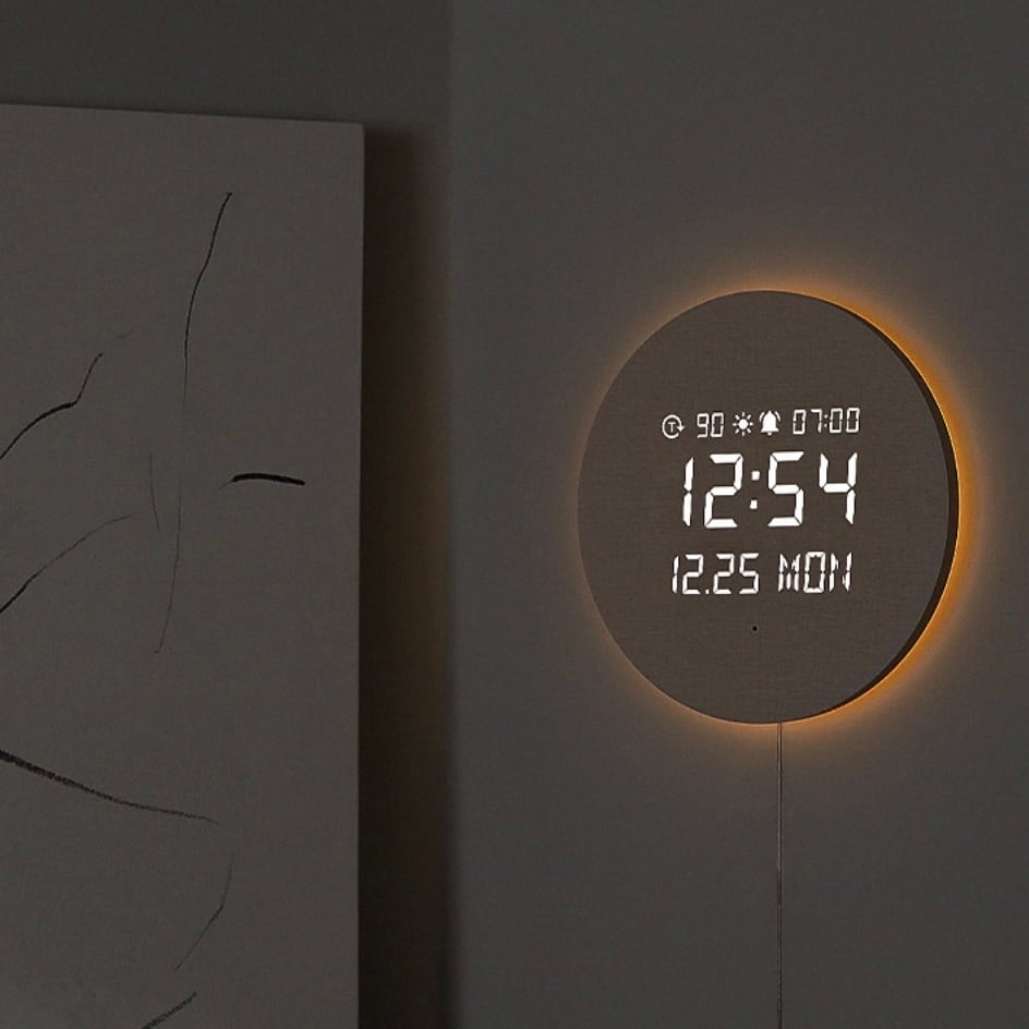 full moon backlight LED 2way clock / フルムーン バックライト