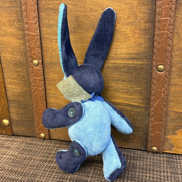 【ピッグスウェード】のベルラビ★マイスターの手作り「ベルズラビット」ブルー系カラフル　写真の1点販売です
