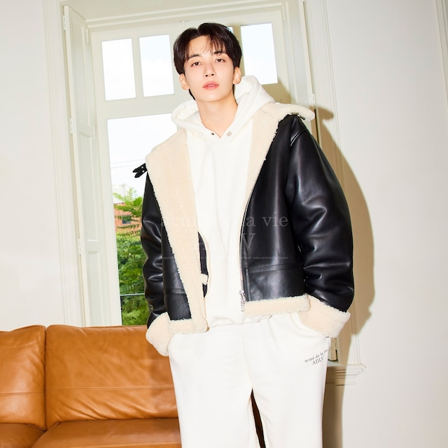 [ADLV] BASIC LOGO RIVET WARM PANTS CREAM With JEONGHAN 正規品 韓国ブランド 韓国ファッション 韓国代行 韓国通販 ACME DE LA VIE アクメドラビ 日本