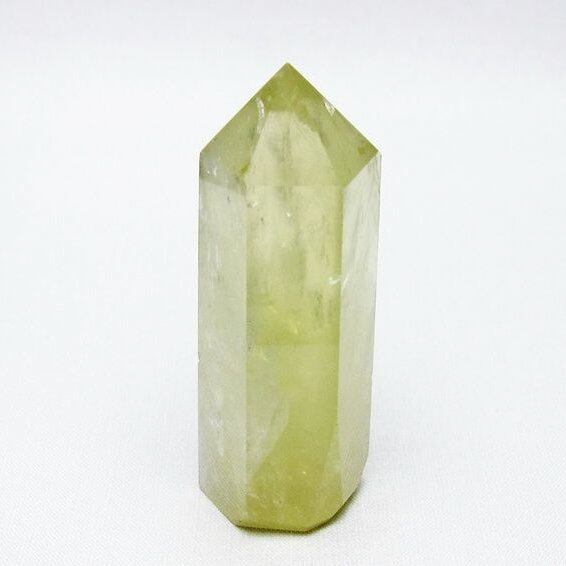 シトリンクォーツ 六角柱 シトリン ポイント 置物 一点物 142-10452