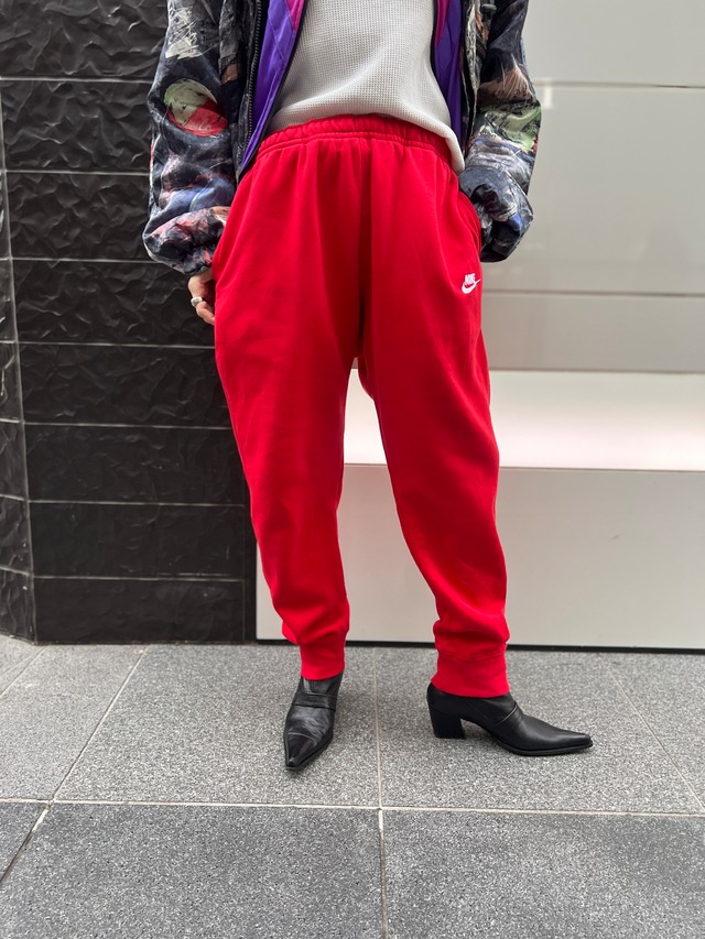 Vintage "NIKE" red sweat pants