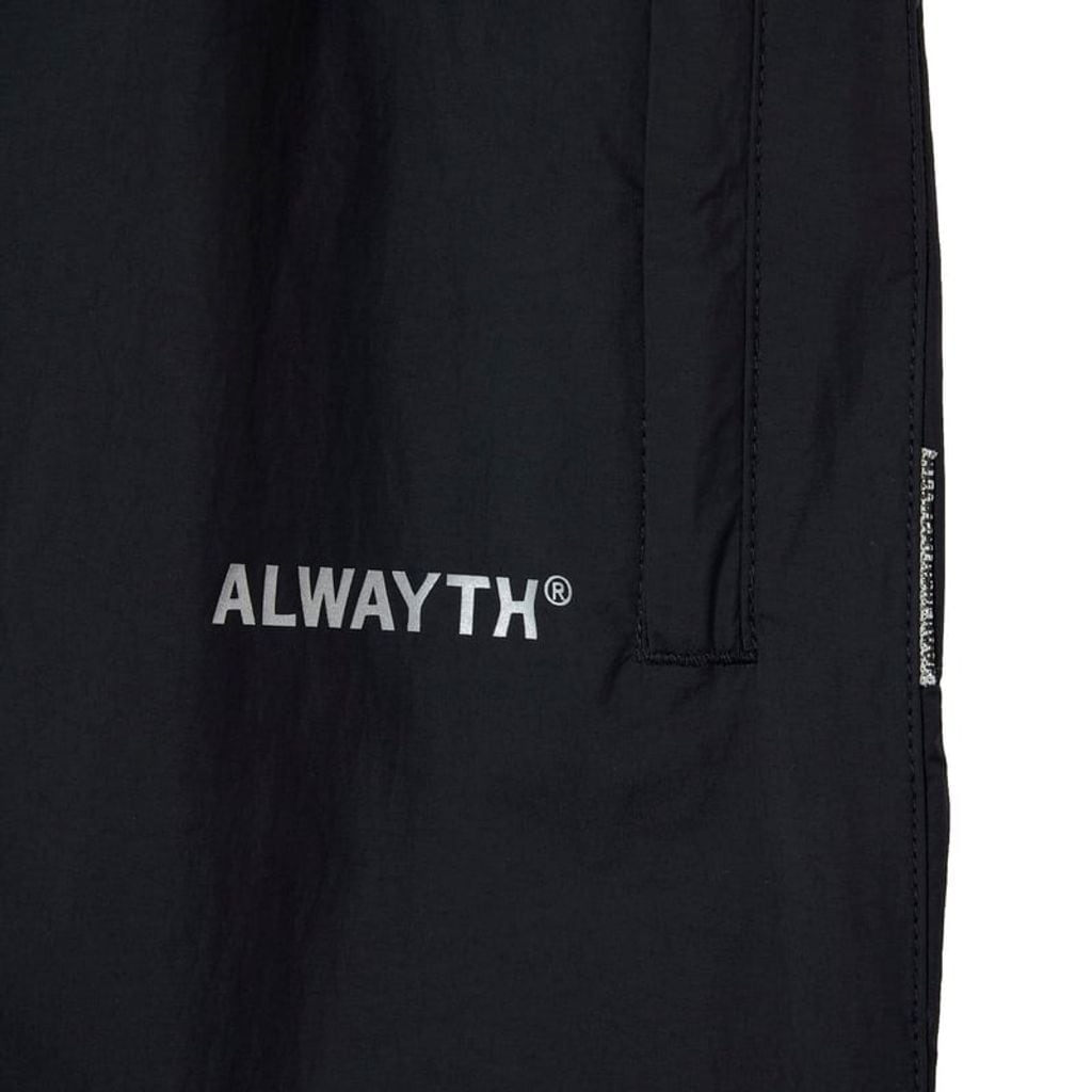 ALWAYTH / TRAINING JACKET ＆ PANTS SET / REFLECT PRINTED / BLACK
