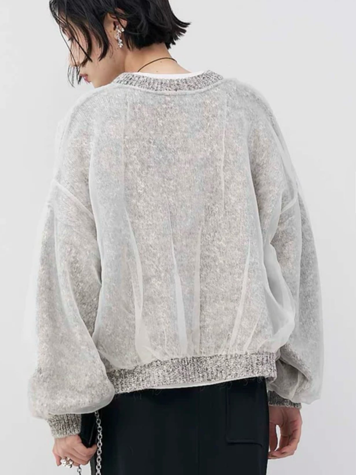 CHIGNON シニヨンリバーオーガンドッキングカーディガン 送料無料】CHIGNON(シニヨン) リバーオーガンドッキングCD カーデ