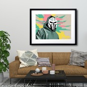 MF Doom｜伝説的MCへ敬意を込めたマスクアートポスター｜ストリート感あふれる存在感で部屋を格上げ｜A4ポスター
