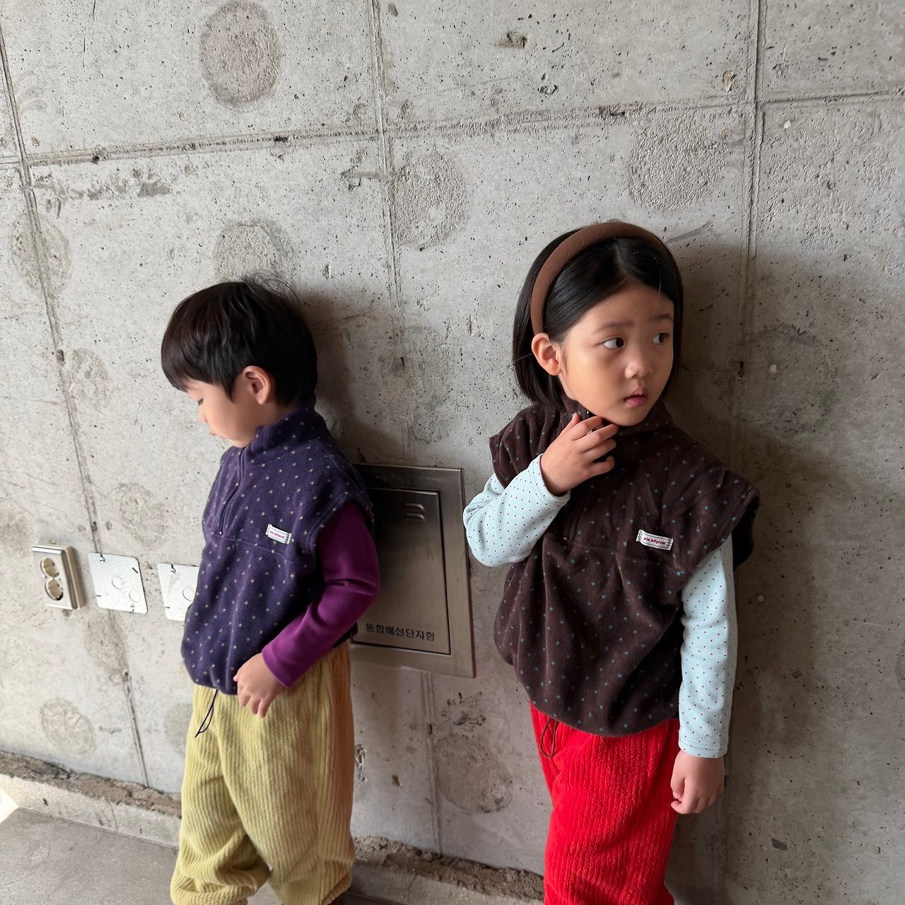 PIE［取寄］dot fleece vest 26winter