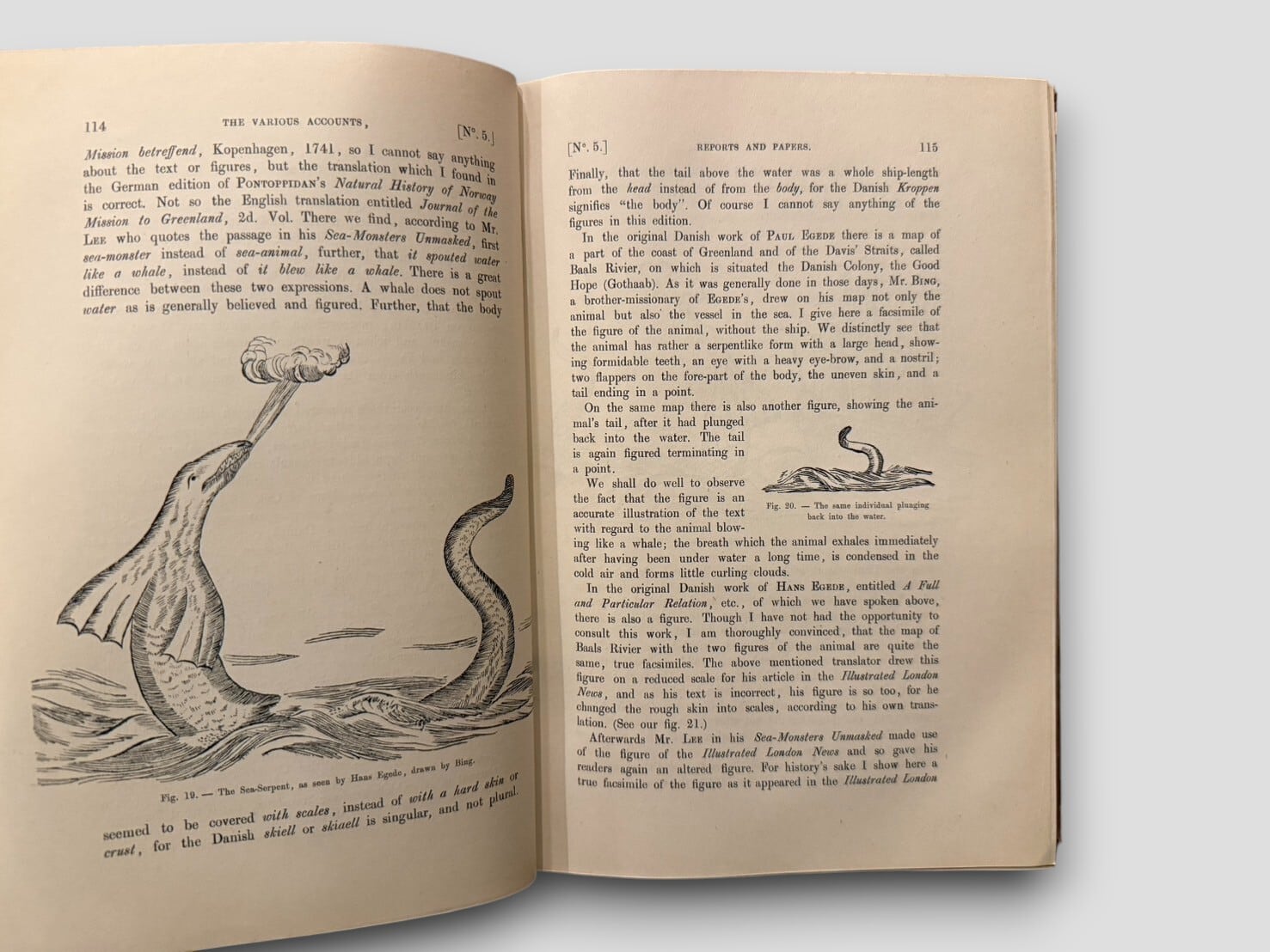 RN007】【FIRST EDITION】The Great Sea-Serpent: An Historical and