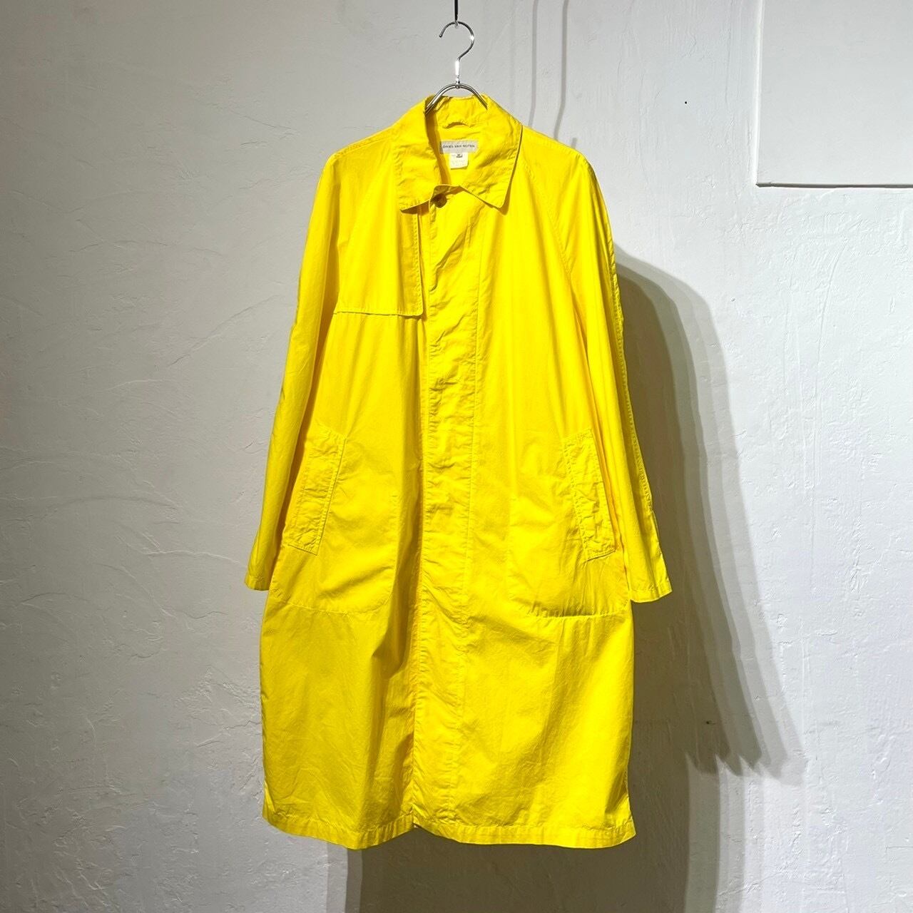 1998-2003s DRIES VAN NOTEN Cotton Poplin Balmacaan Coat ITALY製