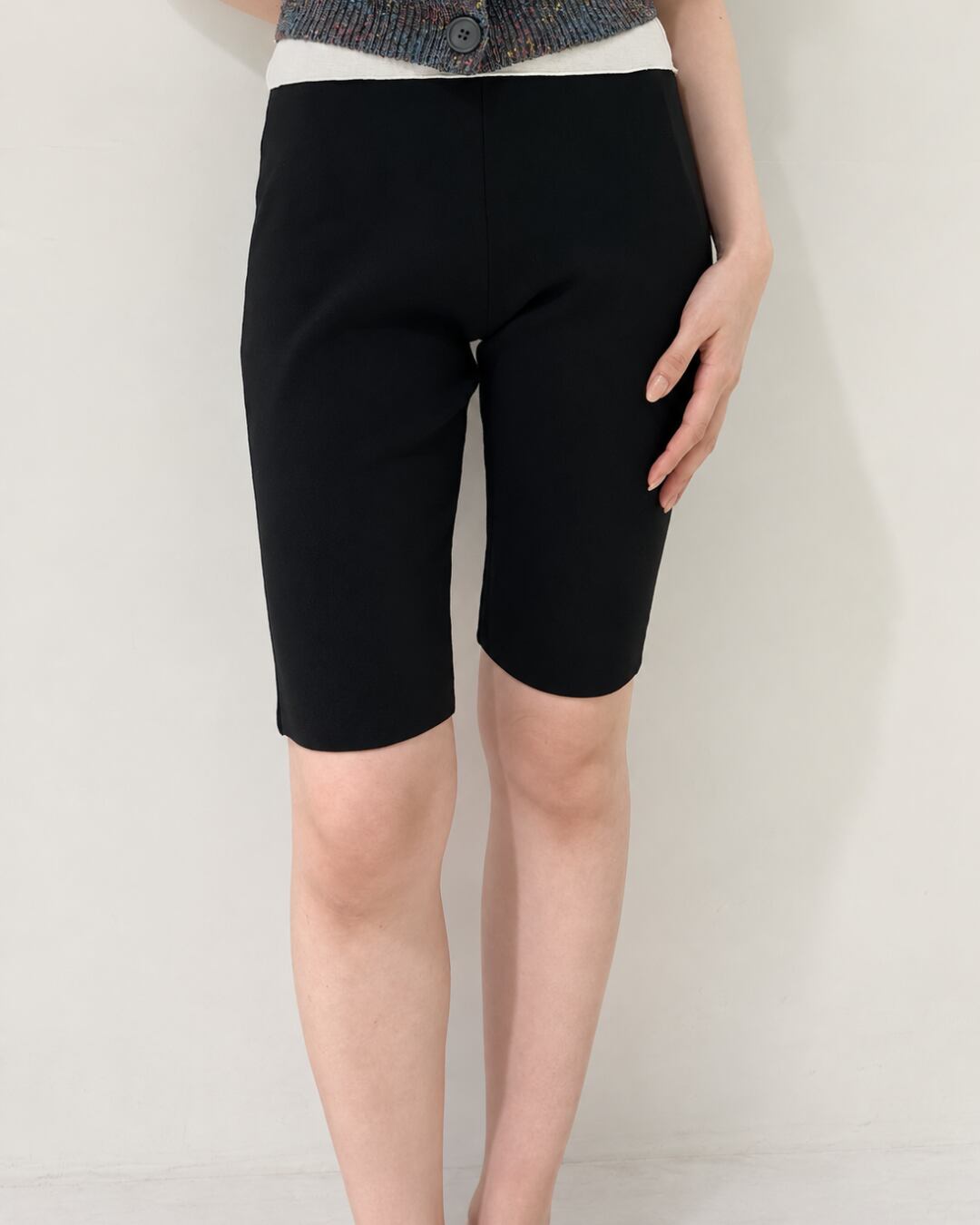 STRETCH KNIT BERMUDA SHORTS