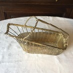 バスケット型 シルバーボトルホルダー 　ワイングッズ　ワインパニエ 12KWap18