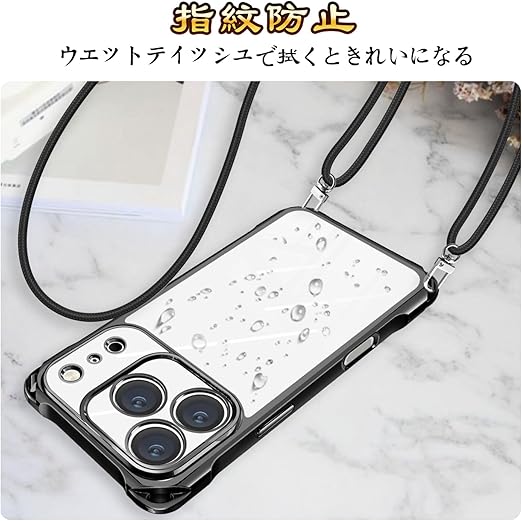 Wodiguson ケース 用の iPhone 17 Pro Max ショルダー クリア カバー