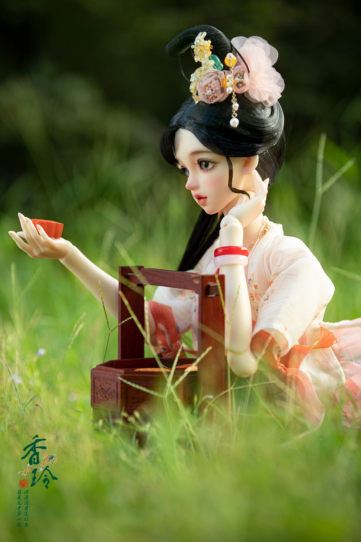 本体+顔メイク）AS60 香玲-桂花仙/山海经◇Angell Studio◇ ※受注製作