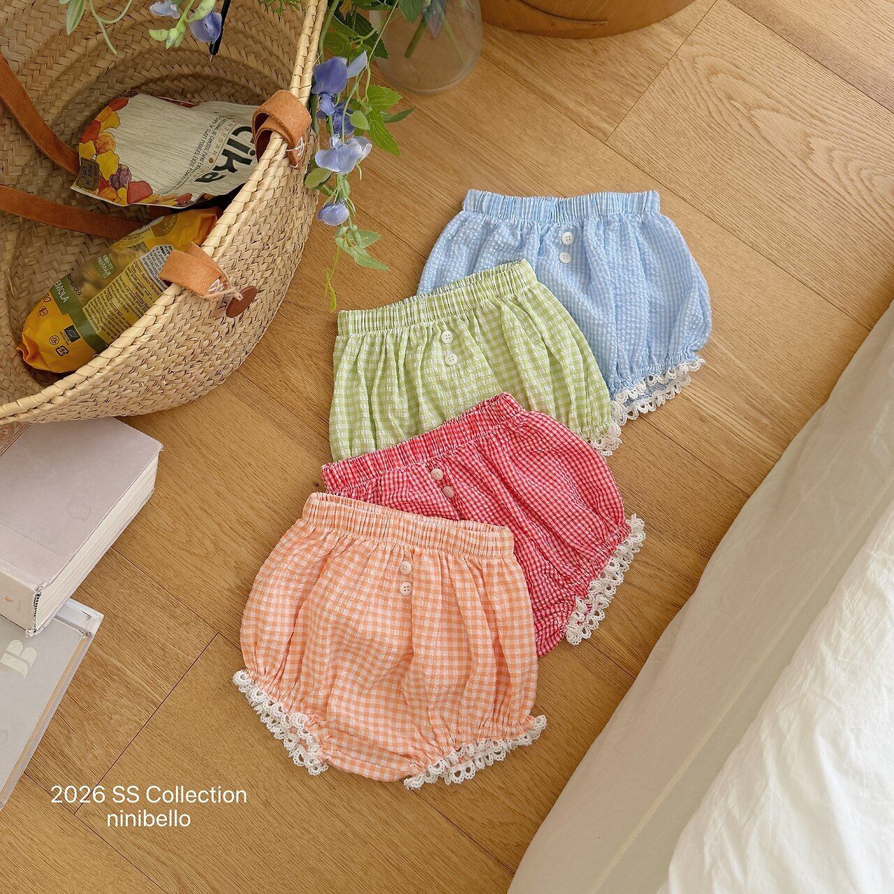 【6/18〆予約】<ninibello> bebe Sour lace bloomers