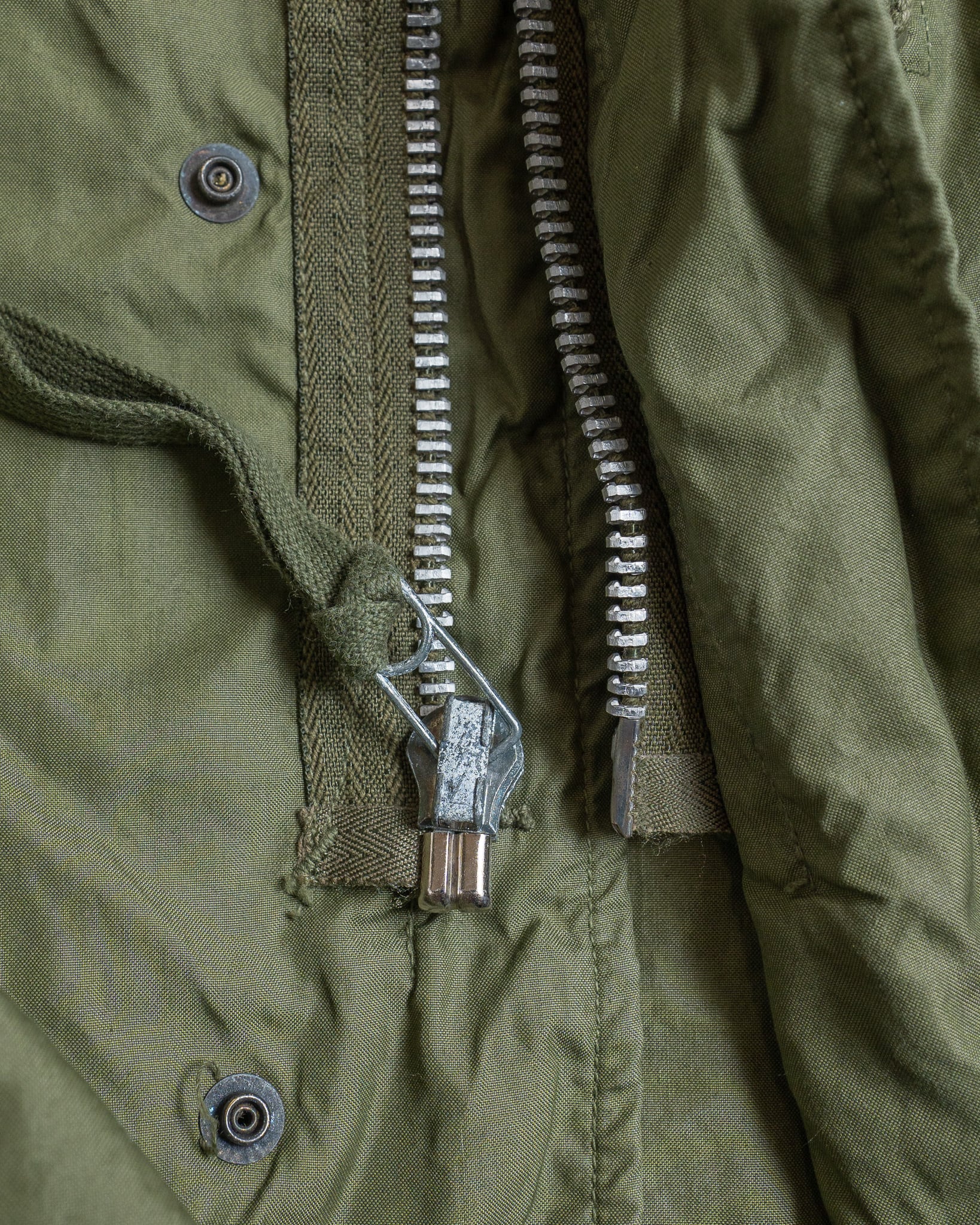 60s US ARMY M-65 フィッシュテールパーカ XS アルミジップ