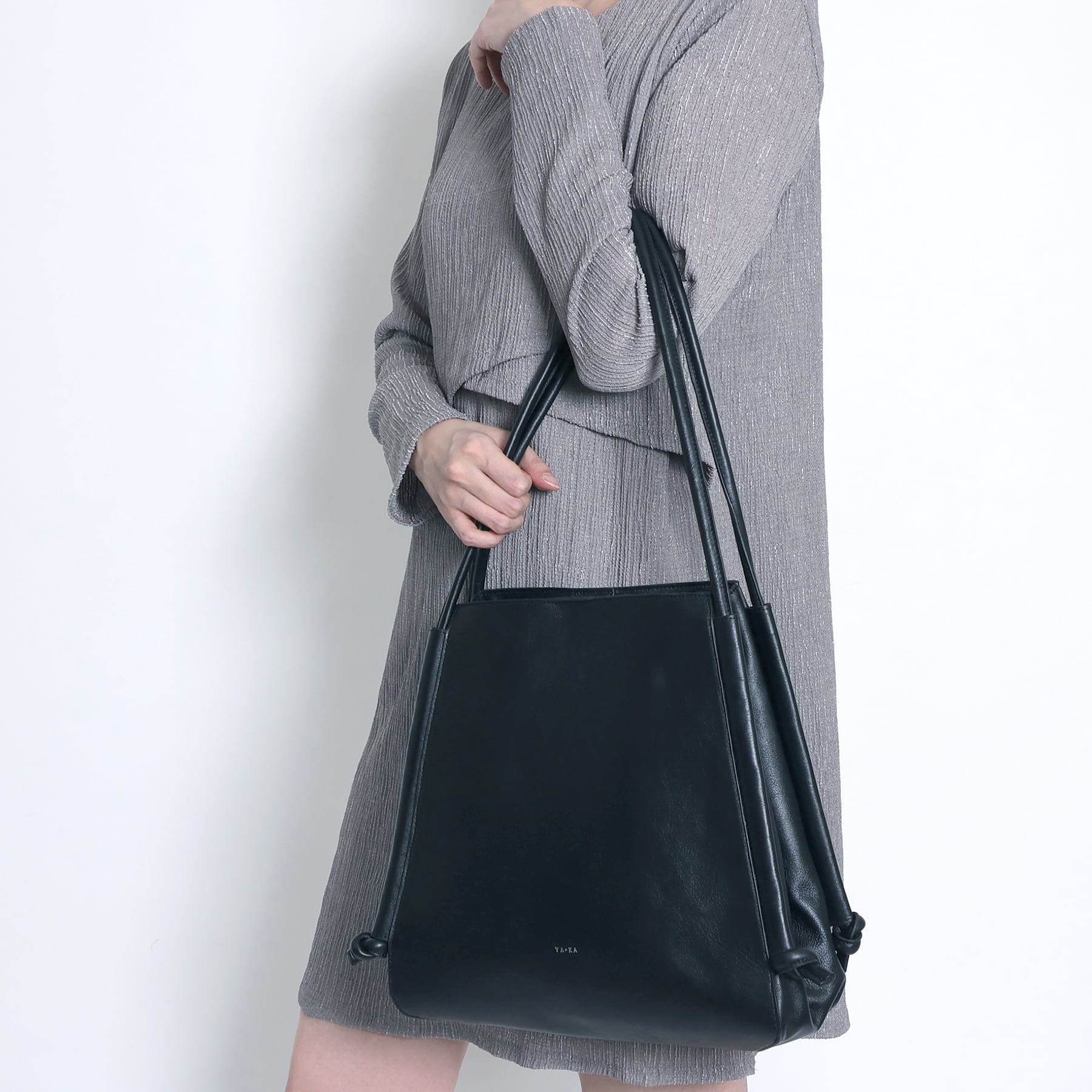 real leather cord adjustment 2way tote bag [rocd3]/ Y2401FRB26