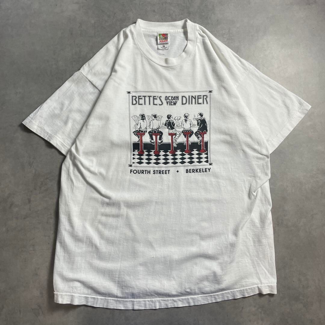 90s USA製 レストラン レトロ アート vintage T-shirt
