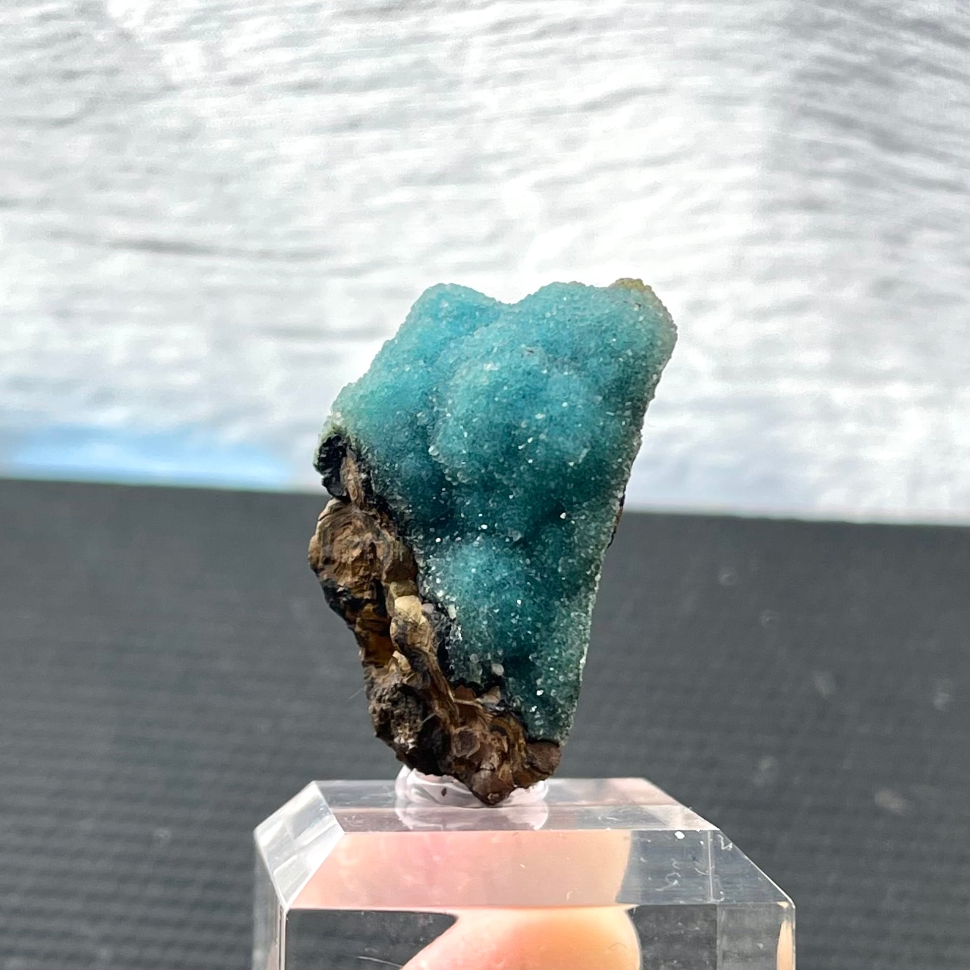 クリソコラ / クォーツ【Quartz on Chrysocolla】アメリカ産 | PEANUTS