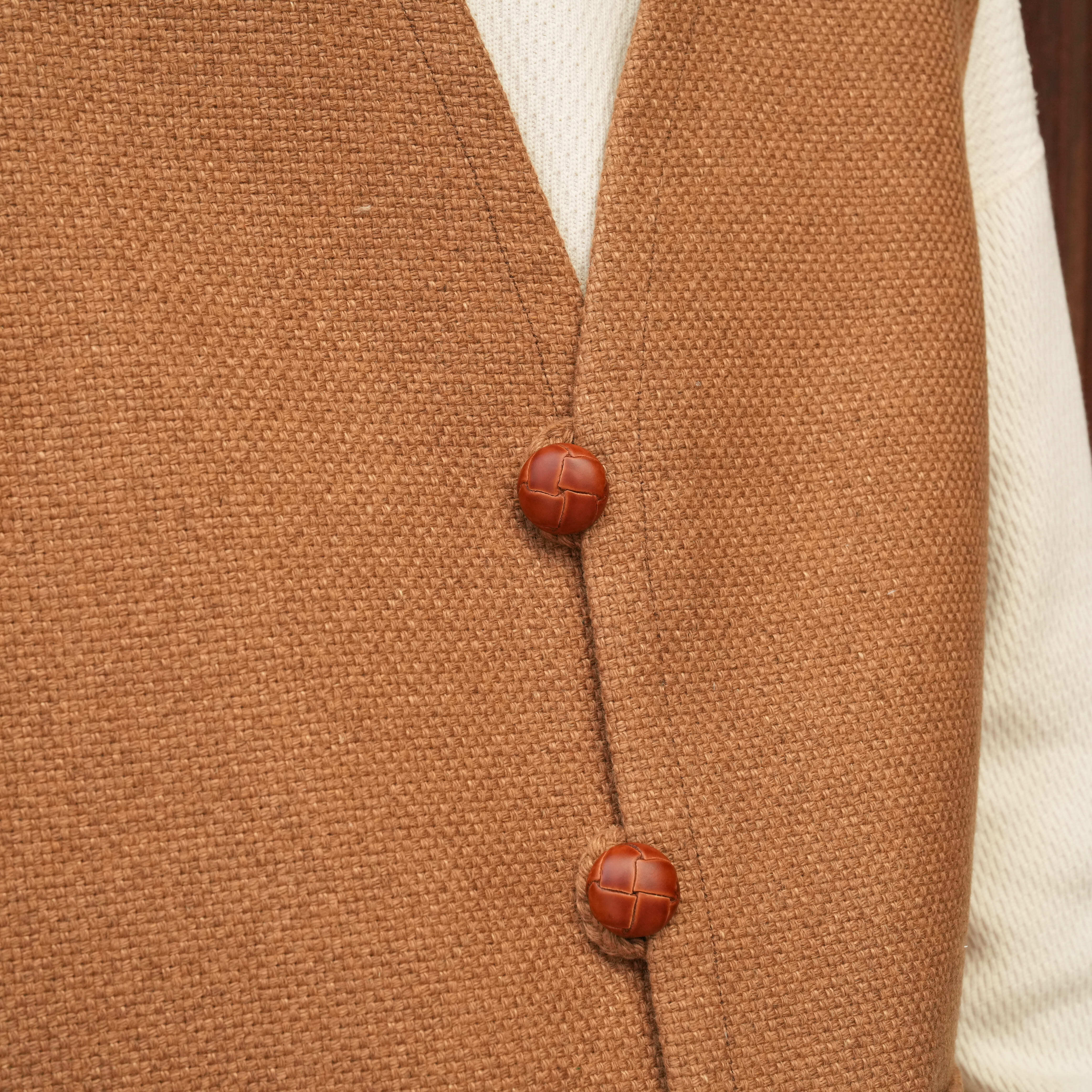 トップス Herill 25AW Cashmerelinenmat Chimayovest HERILL(へリル)25AW 