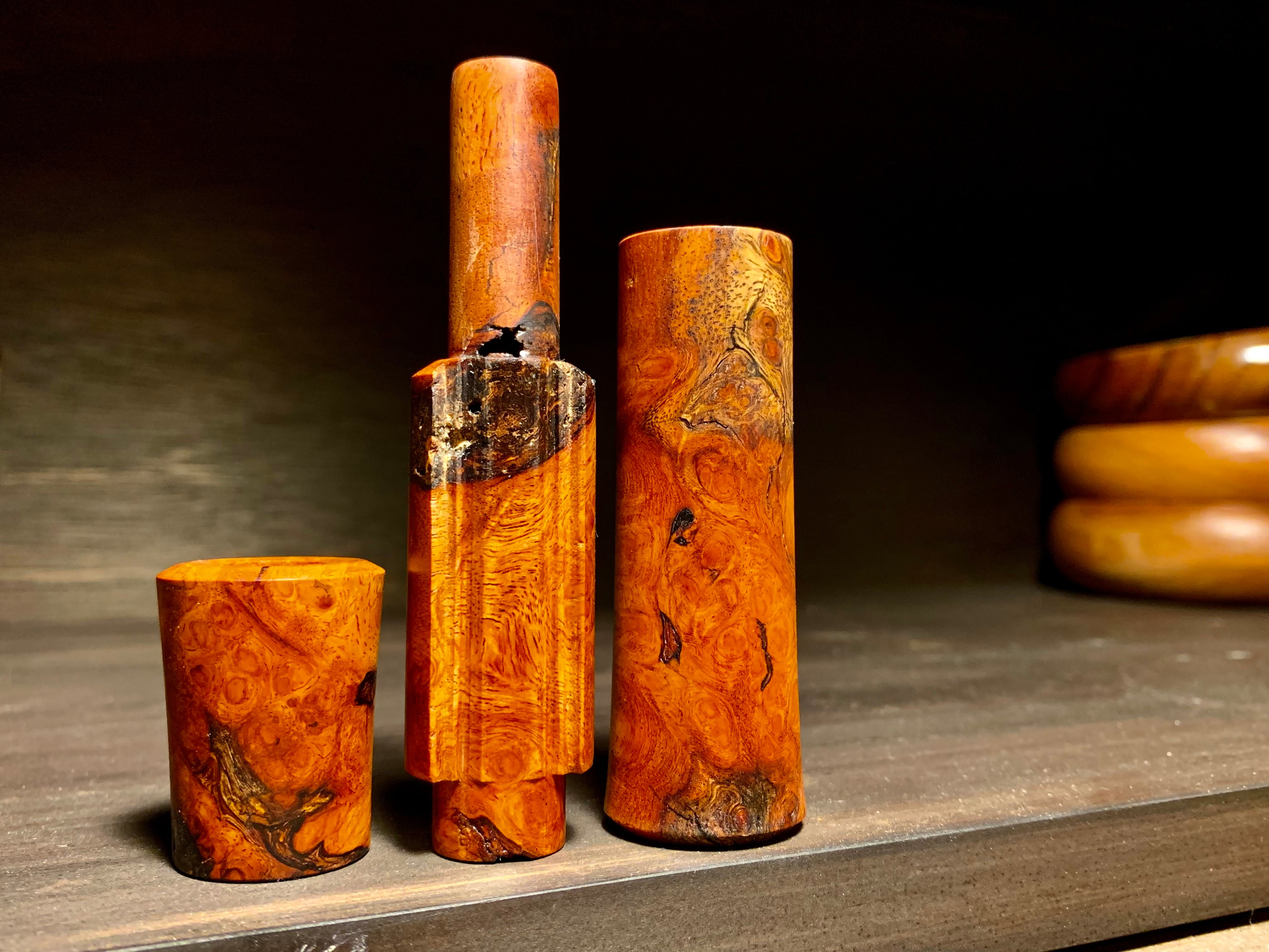 花梨瘤　グリップ　フェルール付 花梨瘤 グリップ フェルール付 01 FHF ロッド グリップ NEW 黒柿