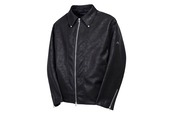 VEGAN LEATHER SINGLE RIDER JACKET_BLACK