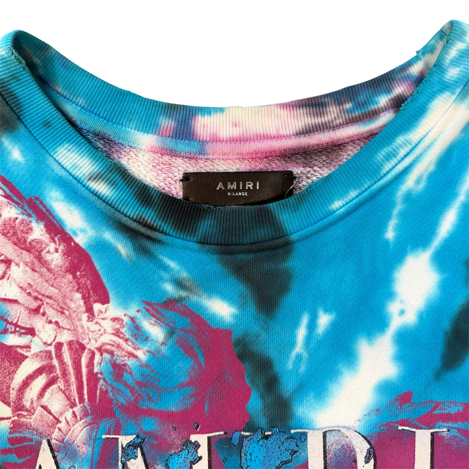AMIRI Tie Dye Skull Sweat